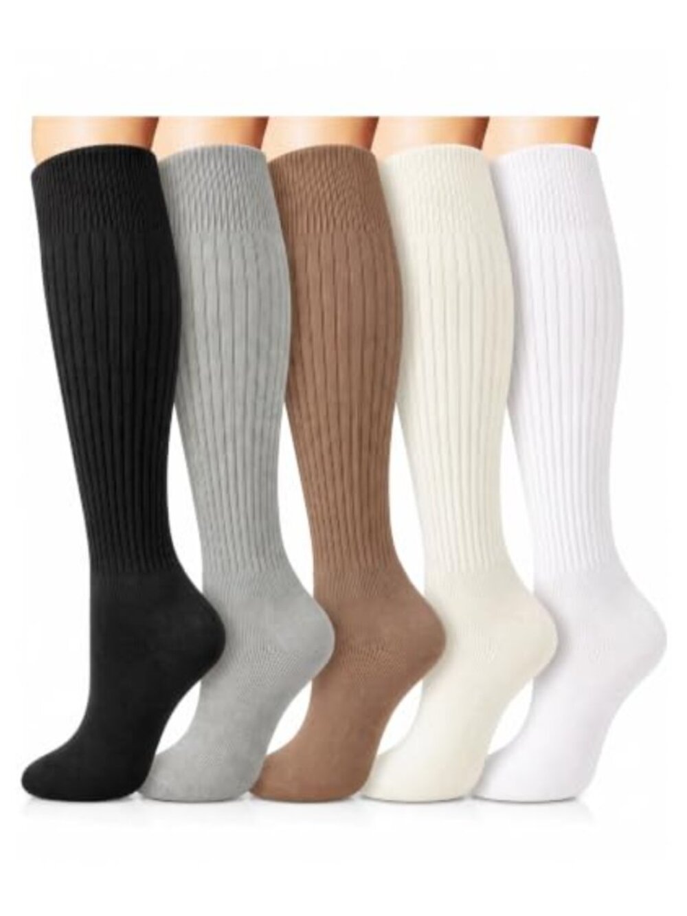 Women's Cotton Slouch Knee High Socks Boot Socks